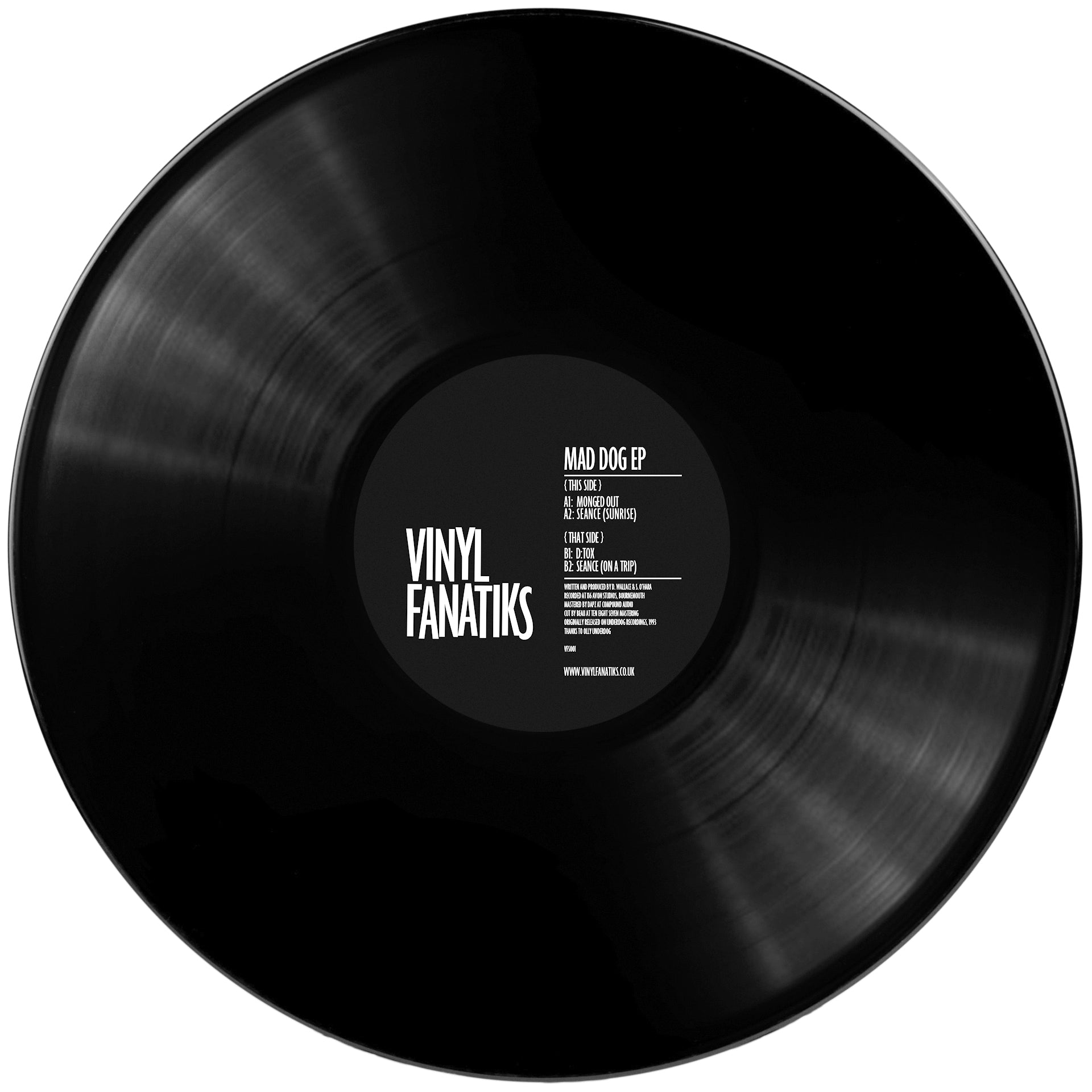 Mad Dog ‘The Mad Dog EP’ – VFS001 Vinyl Fanatiks - 12" vinyl