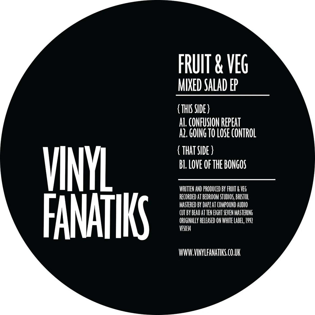 Fruit & Veg - Mixed Salad EP - Vinyl Fanatiks - VFS034 - 12" Smoked Green Vinyl - Vinyl - Very Good Plus (VG+)
