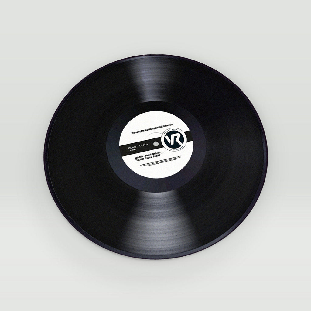 Blame - Icefields - Lucida - Freefall - Violet Nights Recordings  VNR002B - 12" BLACK vinyl