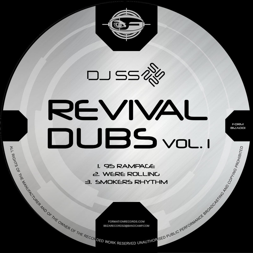 DJ SS - Revival Dubs Vol. 1 - Formation / Ibiza Records - FORMBIZA001- 12