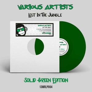 13 Monkeys Records - Lost In the Jungle - Sekret Chadow/Adam Vyt/Case 82 -12" Green Coloured Vinyl - 4 track 12" vinyl - 13MRLP004