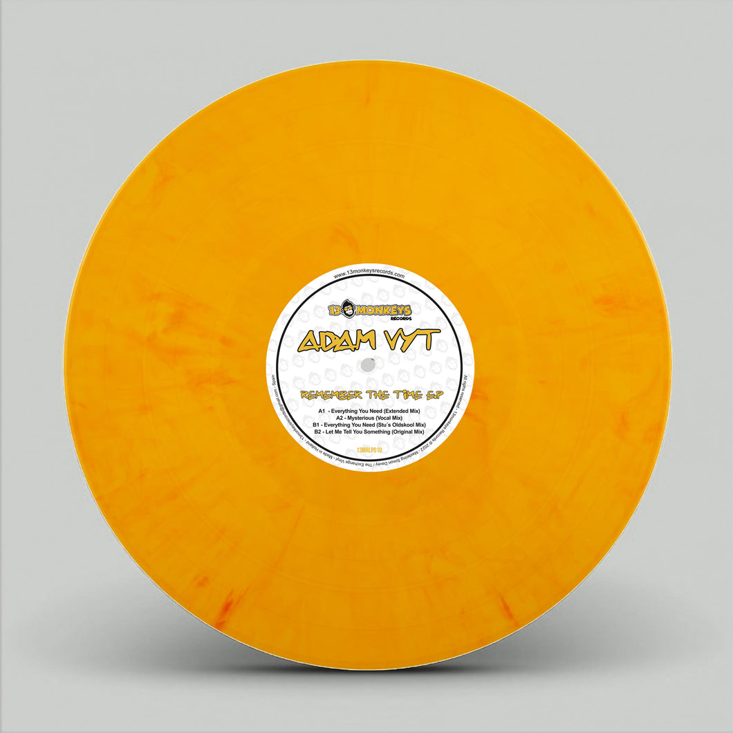 13 Monkeys Records -  ADAM VYT – REMEMBER THE TIME E.P. - 4 track 12