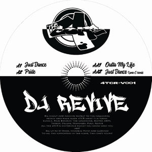 Dj Revive - Just Dance EP -12" Vinyl - 4 The Core Records - 4TCR-V001