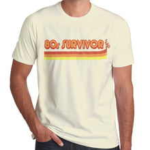 Load image into Gallery viewer, 80s Survivor Distressed Print Classic Retro BMX T-Shirt 100% Cotton