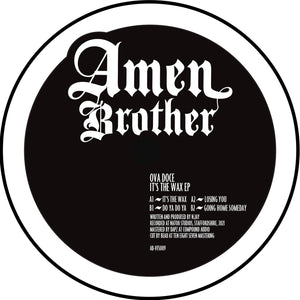 Ova Doce ‎– It's The Wax EP – AB-VFS009 - Amen Brother - 12" Vinyl - Vinyl Fanatiks