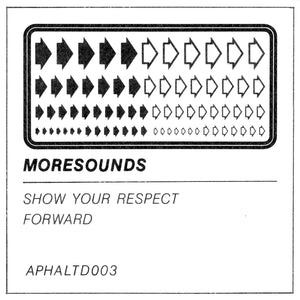 Moresounds - Show Your Respect  - Astrophonica - APHALTD003 - Hand Stamped 10" Vinyl - Drum & Bass / Bass
