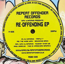 Load image into Gallery viewer, Repeat Offender Records -  Repeat Offending EP  . - Wiseman/DJ Inferno/Darkus/Wax - ASBO008 - 12&quot; vinyl