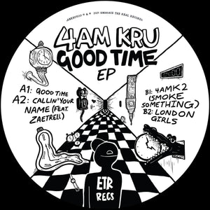 4am Kru - Good Time EP - Embrace The Real Records - 4AMKV001 - 12" Vinyl