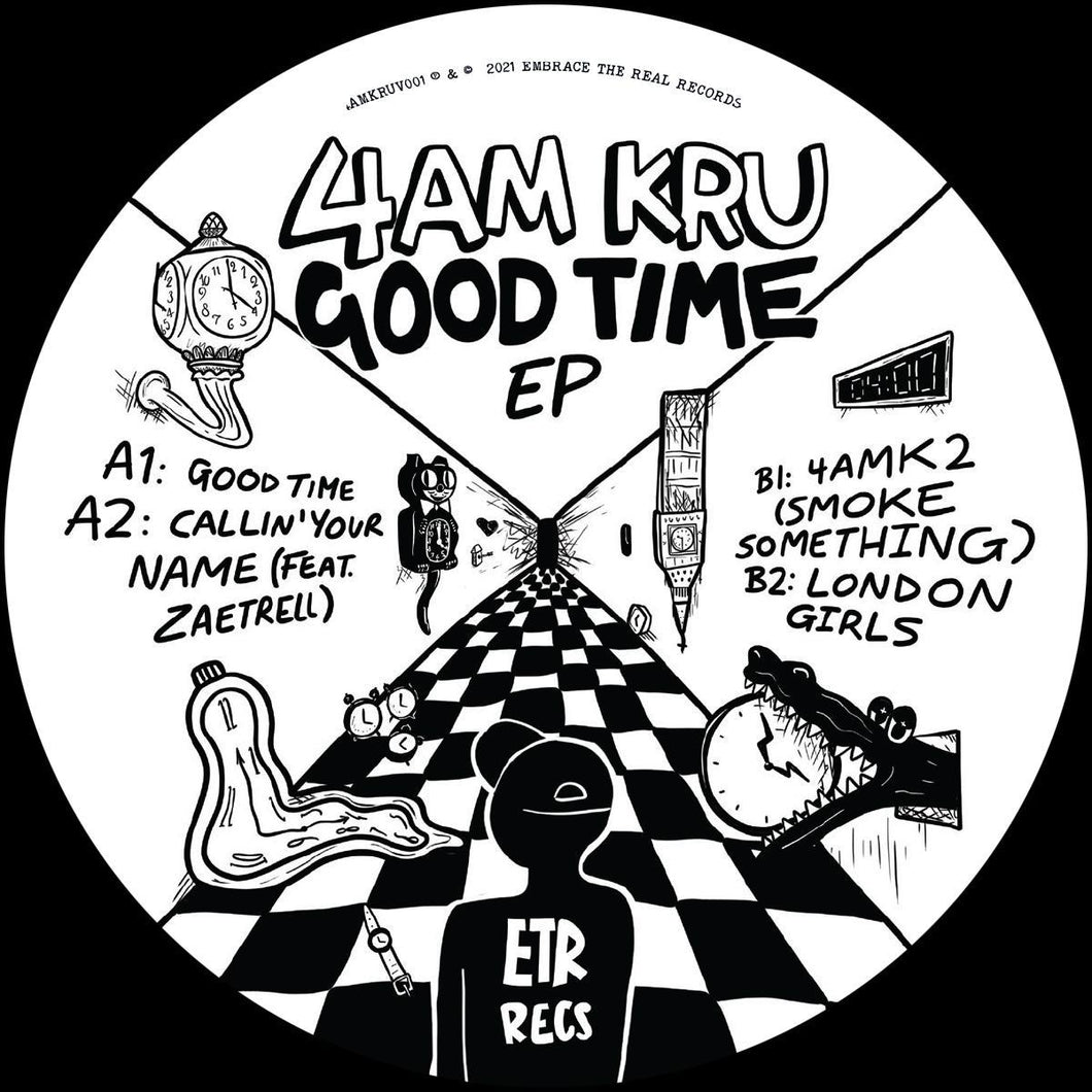 4am Kru - Good Time EP - Embrace The Real Records - 4AMKV001 - 12