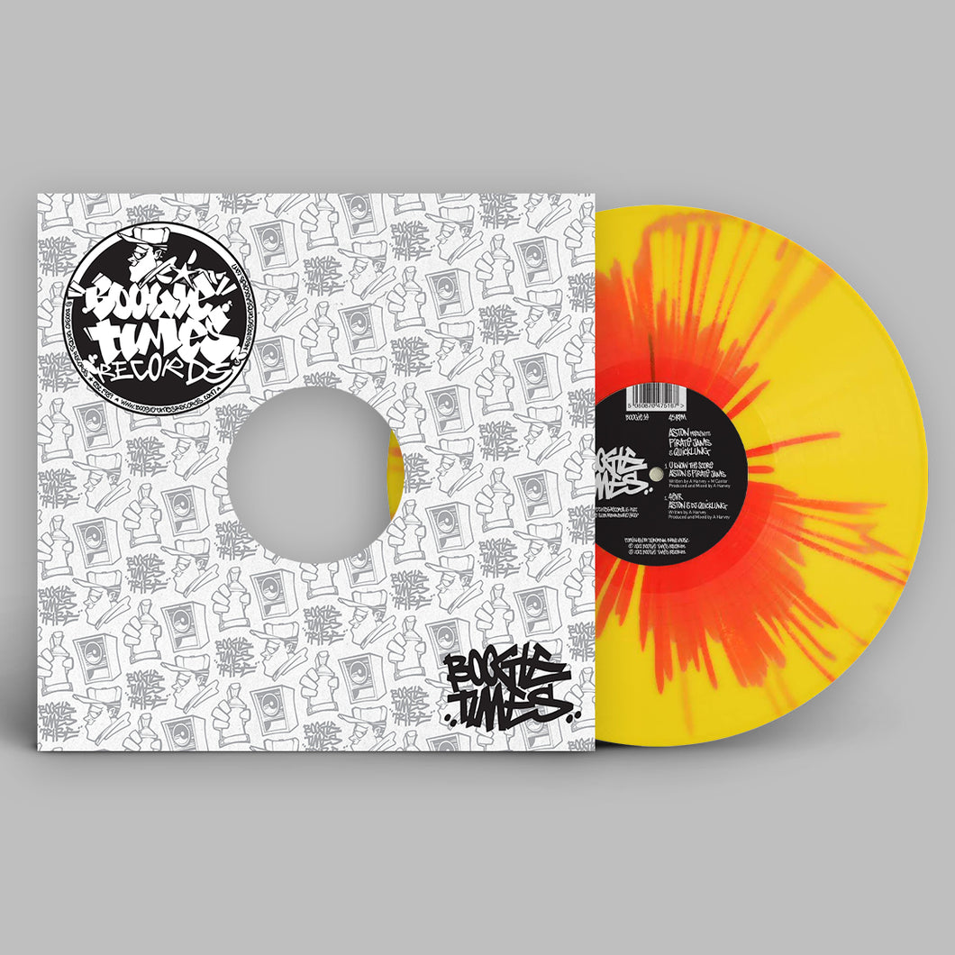 Aston Presents Pirate Jams & Quicklung - U Know The Score / 4EVR - Boogie Times - Boogie14 - Yellow Splatter Vinyl