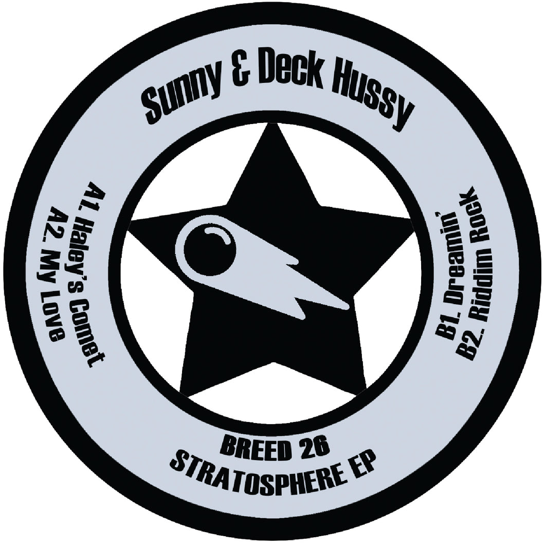 Sunny & Deck Hussy - Stratosphere EP  - Knitebreed ‎– BREED 26 - 12