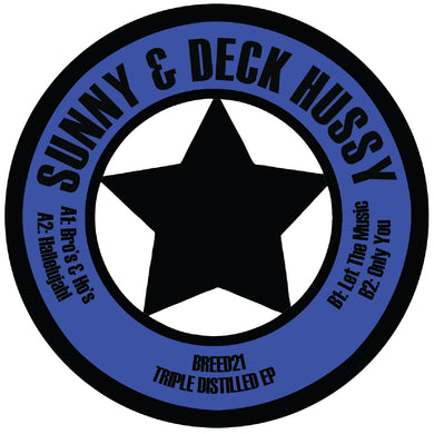 Knitebreed - Sunny & Deck Hussy - Triple Distilled EP - BREED021 - 12
