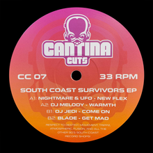 Load image into Gallery viewer, Cantina Cuts - South Coast Survivors EP - Nightmare &amp; UFO/Blade/Jedi/Melody  - CC07 - 4 track - 12&quot; vinyl