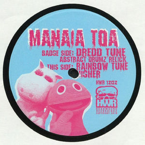 Manaia Toa, Abstract Drumz ‎– Dredd Relick / Rainbow Tune - Headwoundz Records HWR-1202