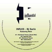 Load image into Gallery viewer, Influential Records - Dj Sarin - Chemical Traces EP - INFL23