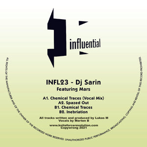 Influential Records - Dj Sarin - Chemical Traces EP - INFL23