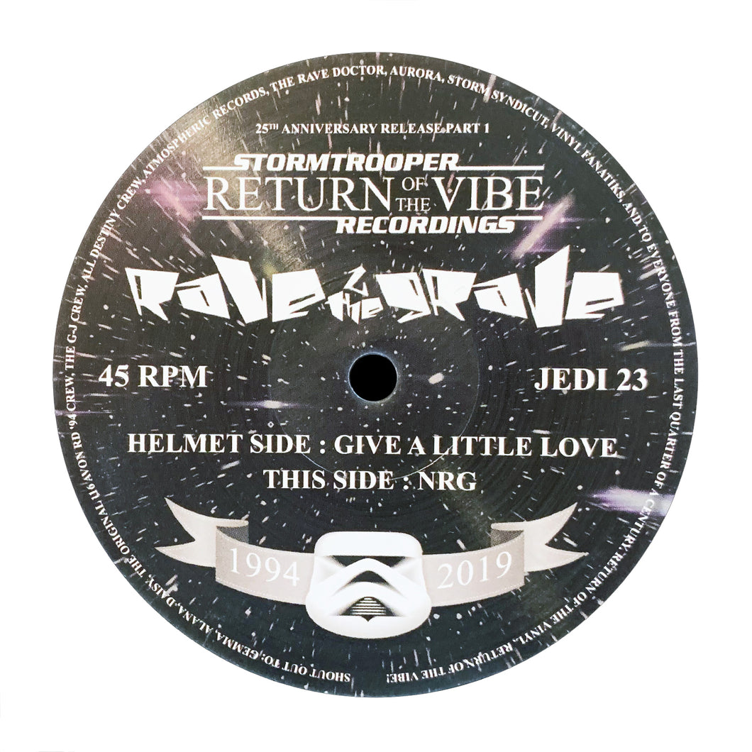 Rave 2 The Grave - Give a Little Love / NRG - Jedi Recordings 023