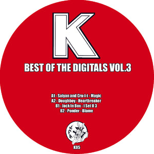 K05 - Various - Best Of Digitals Vol. 3  - K Records/ Kniteforce - 12" vinyl