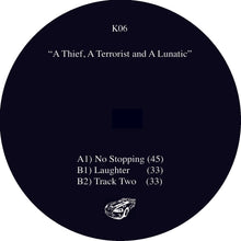 Load image into Gallery viewer, A Thief, A Terrorist, &amp; A Lunatic - No Stopping EP - K06 - K Records/ Kniteforce - 12&quot; vinyl