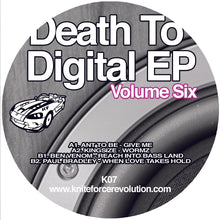 Load image into Gallery viewer, Kniteforce/K Records - Death To Digital EP Vol 6 - Ant To Be/ Kingsize/ Paul Bradley/ Ben Venom K07 - 12&quot; Vinyl
