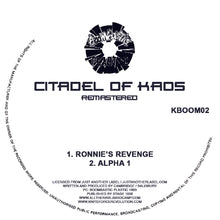Load image into Gallery viewer, Boombastic Plastic - KBOOM02 - Citadel Of Kaos - Ronnies Revenge / Alpha 1 -12&quot; Vinyl - repress