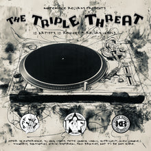 Load image into Gallery viewer, KF100 - Various - The Triple Threat LP - 3x12&quot; vinyl Kniteforce Records