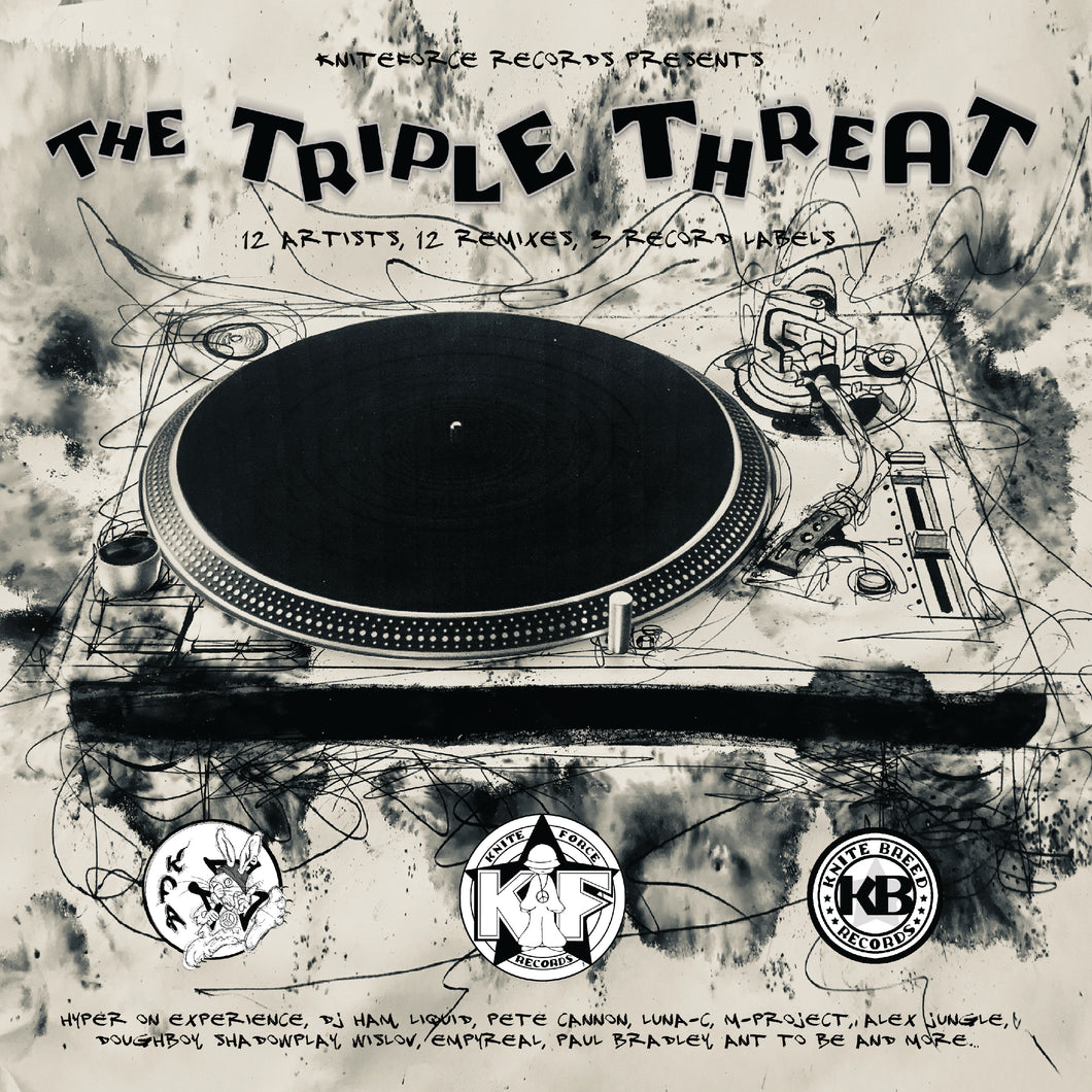 KF100 - Various - The Triple Threat LP - 3x12