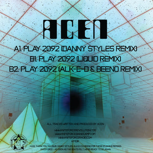 Kniteforce KF113R - Acen - Play 2092 Remixes - 12" vinyl