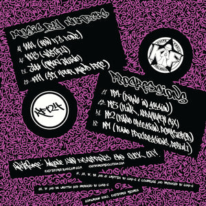 Luna-C & The Lowercase - Music By Numbers / Progressions EP - Kniteforce -  KF124 - 12" Doublepack Vinyl