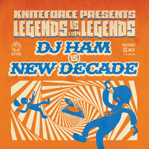 Kniteforce - Dj Ham Vs New Decade - Legends Vs Legends Vol. 4 (10" Vinyl) - KF 148