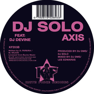 Dj Solo - Darkage EP - Darkage/Axis Kniteforce - KF203 - 10" Vinyl