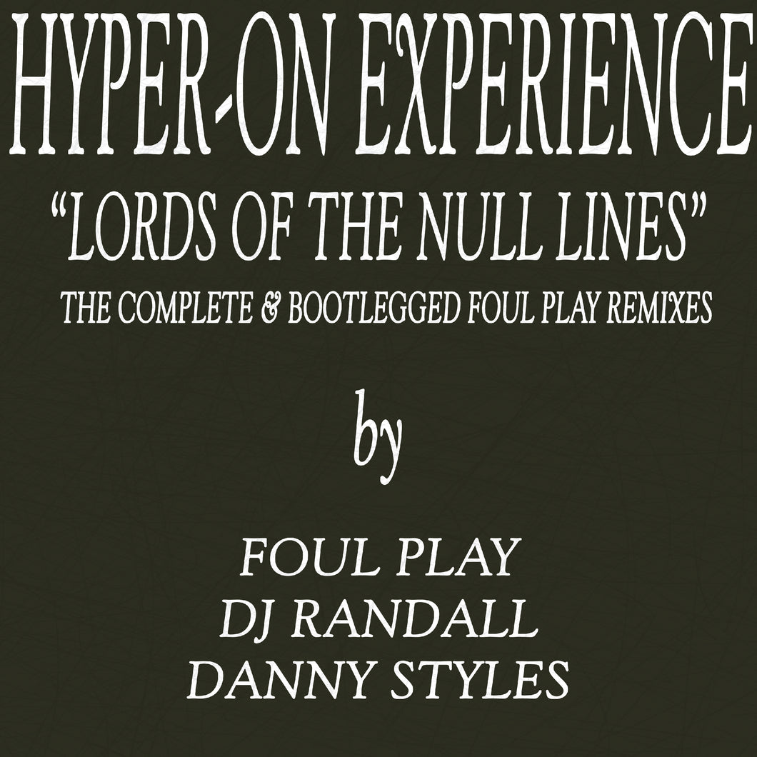 Hyper-On Experience - The Complete & Bootlegged Foul Play Remixes EP - Kniteforce -  KF99R - 12