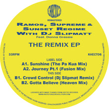 Load image into Gallery viewer, Ramos, Supreme &amp; Sunset Regime feat Donna Grassie - The Remix EP - Hectic Records - KHECT06 - 12 &quot; Vinyl