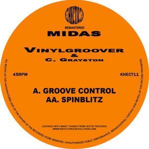 Midas - Vinylgroover & C Grayston - Groove Control - Hectic Records - KHECT11 - 12 " Vinyl