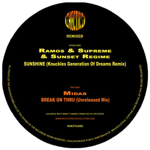 Ramos & Supreme & Sunset Regime / Midas - Remixes- Hectic Records - Khect1000 - Limited 10"
