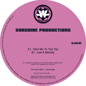 Just Another Label - Sunshine Productions - Take Me To The Top EP -12" Vinyl - KJAL01