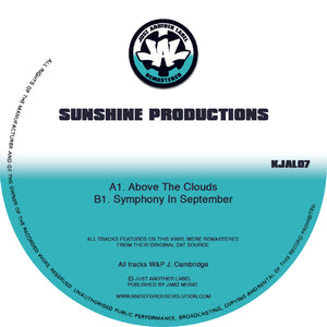 Just Another Label - Sunshine Productions - Above The Clouds EP -12" Vinyl - KJAL07