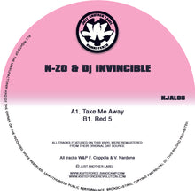 Load image into Gallery viewer, N-Zo &amp; Invincible - Take Me Away EP - 12&quot; Vinyl - Just Another Label - KJAL08