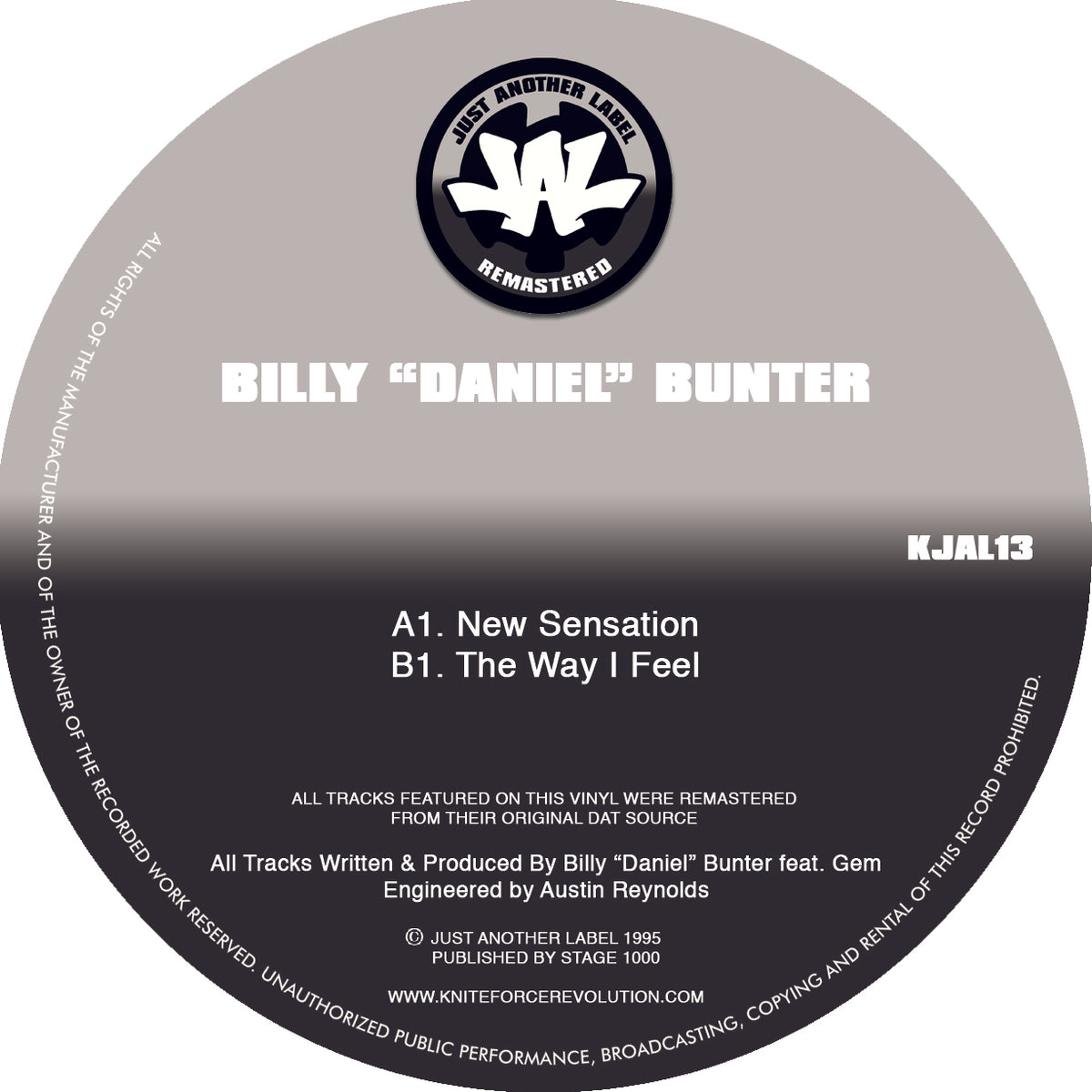 Billy “Daniel” Bunter - New Sensation EP - 10