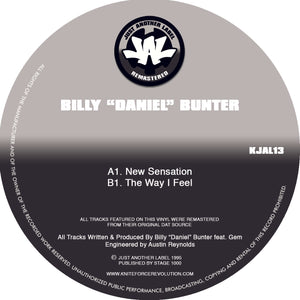 Billy “Daniel” Bunter  - New Sensation EP  - 10" Vinyl - Just Another Label - KJAL13