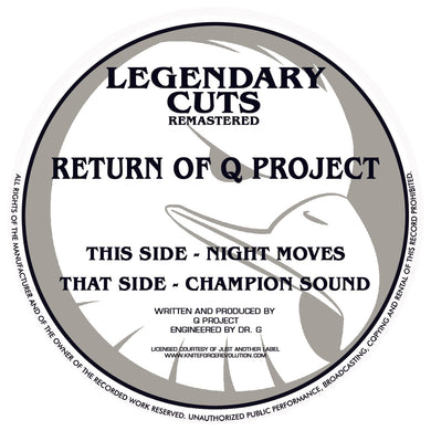 Q Project - Champion Sound Original EP - Legend Records - 12