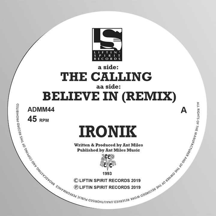 Ironik - The Calling / Believe In (Remix) ADMM44