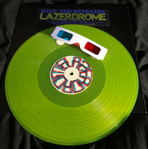 Renegade/Rage/Chasing Ghosts - LazerDrome Volume 1 - Take Off EP - Slammin/Chains/Jagged Edge - Phonomena Records - Phon001 - 12" Yellow Vinyl +3D!