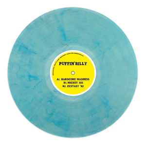 PUFFIN' BILLY - Hardcore Madness - Meditator 002 - blue marbled vinyl 12"