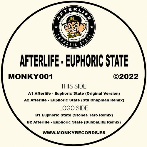 Afterlife - Euphoric State (incl. Stones Taro & DubbalifE Remixes) - Monky Records - MONKY001