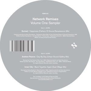 Andrew Peace - Inner City - Surreal- Network Remixes - Volume One (12" Sampler) - Network Records - NERM002 - House