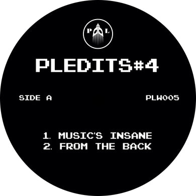 Paranoid London - PLEDITS#4 - Music's Insane - Paranoid London Records - PDON005 - 12