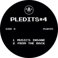 Paranoid London - PLEDITS#4 - Music's Insane - Paranoid London Records - PDON005 - 12