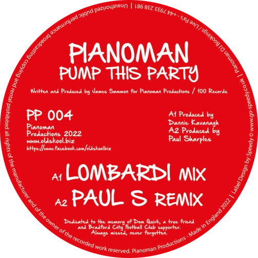 Pianoman - Pump This Party 2022 - Remixes PAUL S/ RAGETTI -12