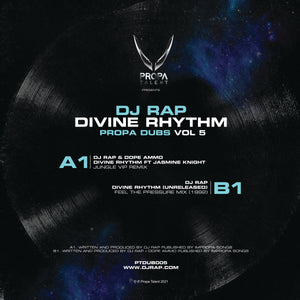 DJ Rap ‘Divine Rhythm Remixes’ EP - Propa Dubs - PTDUB05